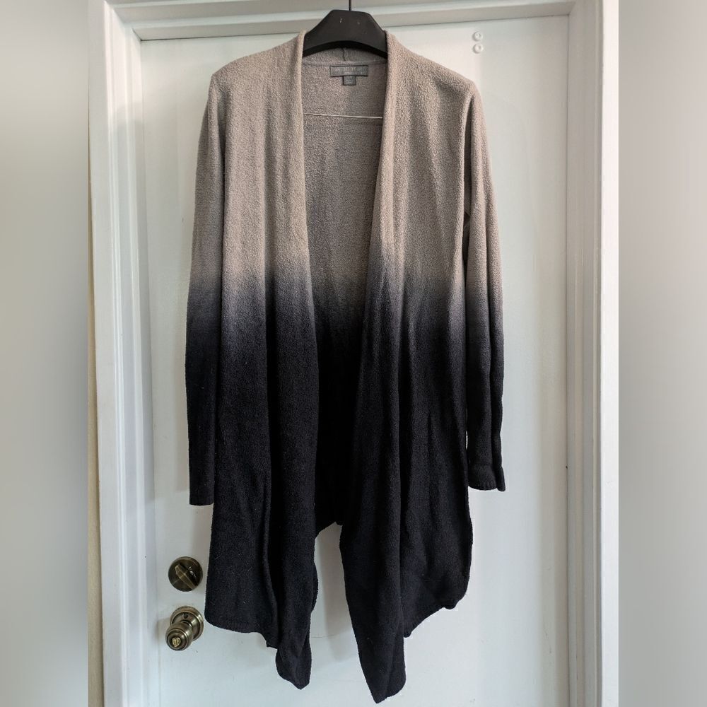Barefoot Dreams Gray Cardigan Soft Lightweight Design